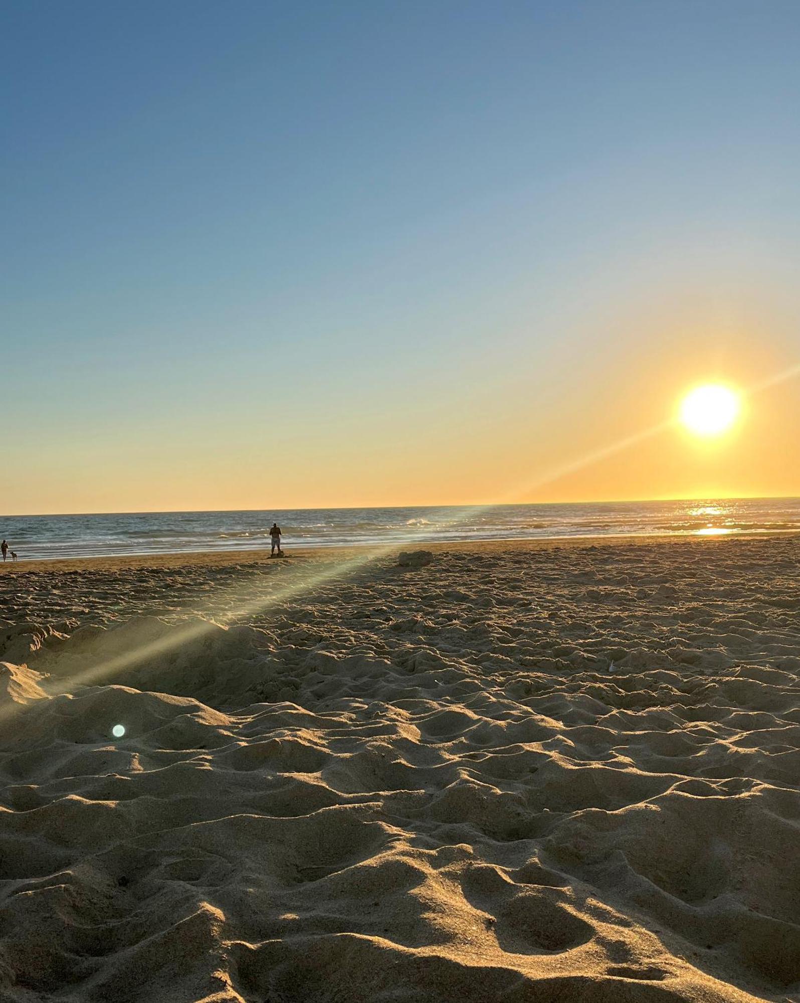 Sunset Victoria Beach Cadiz Bagian luar foto